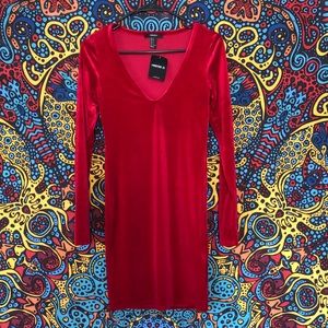 Brand New Forever 21 Velvet Dress